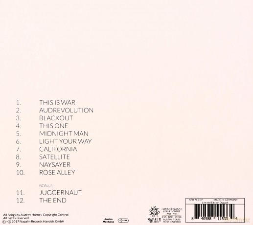 Audrey Horne: Blackout (Limited Edition) (digipack) [CD]