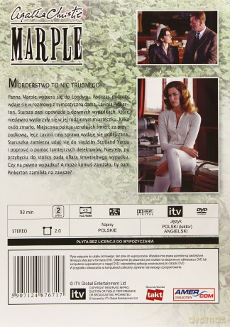 Miss Marple  14: Morderstwo to nic trudnego (wersja z Julią McKenzie) (BBC) (0) [DVD]