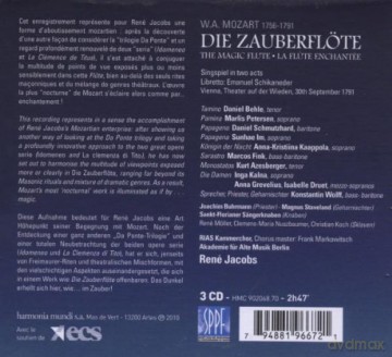 Mozart: Die Zauberflote Jacobs [3CD]