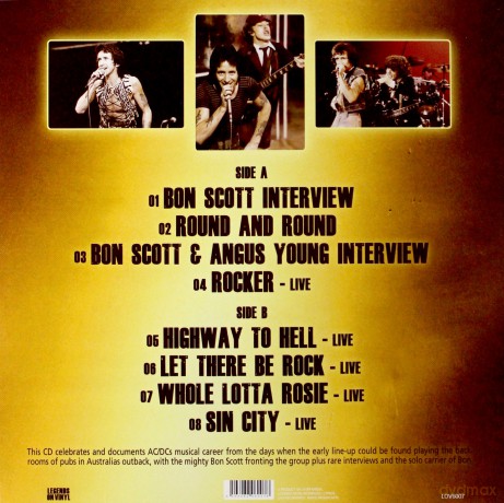 Tribute To Bon Scott: Legendary Voice Of AC/DC [Winyl]