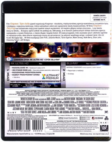 Kingsman: Złoty Krąg [Blu-Ray 4K]+[Blu-Ray]