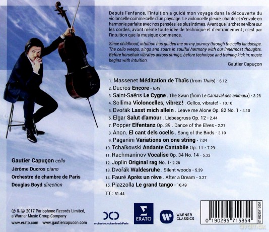 Capucon & Ducros & Orchestre De Chambre De Paris & Boyd: Intuition [CD]