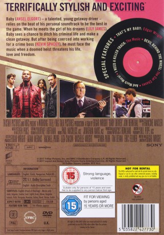 Baby Driver [DVD]