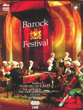 Johan Sebastian Bach: Baroque Festival - Bach - Suite Nr. 2 In B-Moll/ Vivaldi - Die Vier Jahreszeiten/ Handel - Wassermusik [3DVD]