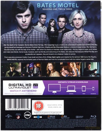 Bates Motel Season 1-3 [6xBlu-Ray]