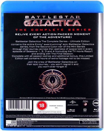 Battlestar Galactica The Complete Series [20xBlu-Ray]