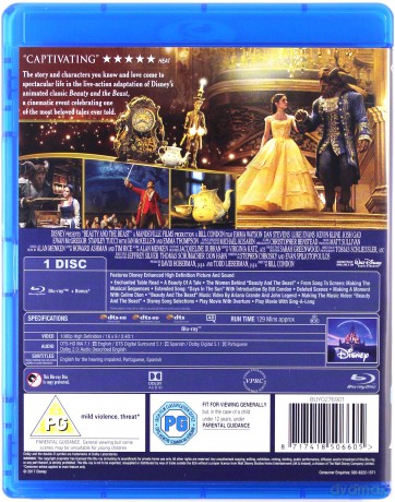 Beauty & The Beast (Piękna i Bestia) [Blu-Ray]