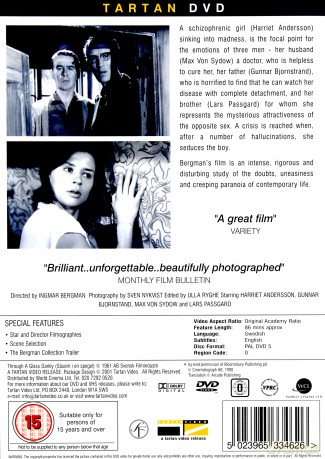 Bergman Collection. The - Through A Glass Darkly (Jak w zwierciadle) [DVD]
