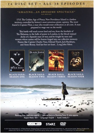 Black Sails Season 1-4 [DVD]