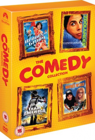 Blades Of Glory / Zoolander / Team America / Wayne's World (Ostrza chwały / Zoolander / Ekipa Ameryka: Policjanci z jajami / Świat Wayne'a) [3DVD]