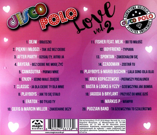 Diamentowa Kolekcja Disco Polo - Love vol. 2 [2CD]