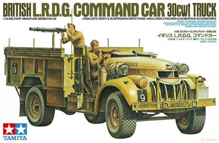 British L.R.D.G. Command Car 30cwt Truck