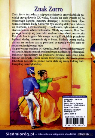 Znak Zorro - Johnston McCulley [KSIĄŻKA]