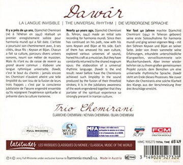 Trio Chemirani: Dawar (digipack) [CD]