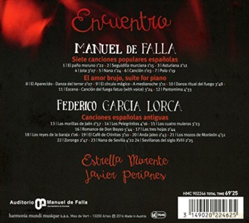 De Falla Garcia Lorca: Encuentro Morente Perianes (digipack) [CD]