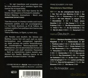 Schubert: Wanderers Nachtlied Goerne (digipack) [2CD]