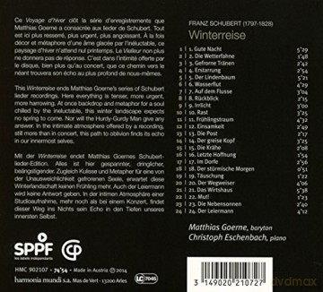 Schubert: Winterreise Goerne (digipack) [CD]
