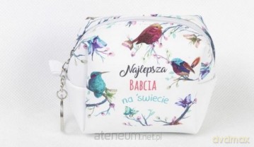 Etui na klucze - Najlepsza babcia na świecie białe