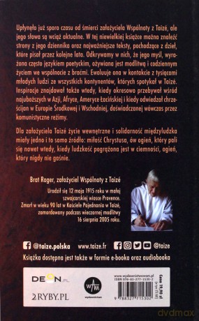 Jego miłość jest ogniem - Brat Roger z Taiz [KSIĄŻKA]