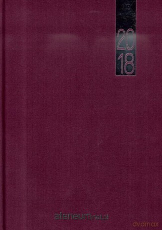 Kalendarz 2018 A5/320 Topaz Bordowy [KALENDARZ]
