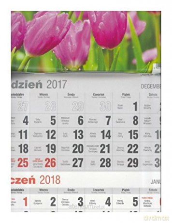 Kalendarz 2019 KTEG Trójdzielny Ekonomiczny [KALENDARZ]