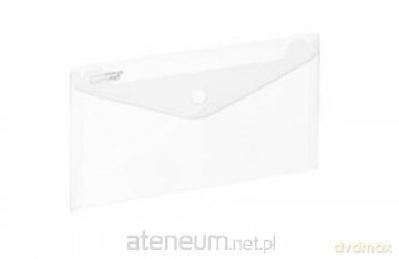 Koperta na zatrzask 225x124 mm biała