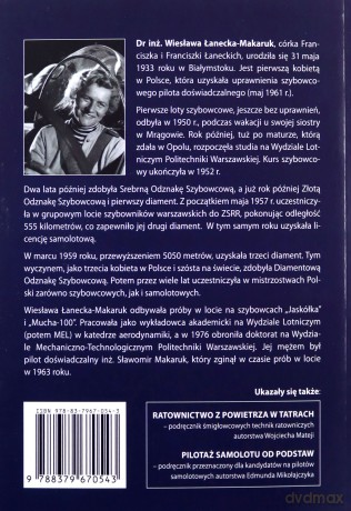 Mechanika lotu szybowców. Szkolenie szybowcowe - Wiesława Łanecka-Makaruk [KSIĄŻKA]