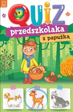 Quiz przedszkolaka z papużką [KSIĄŻKA]