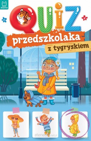 Quiz przedszkolaka z tygryskiem [KSIĄŻKA]
