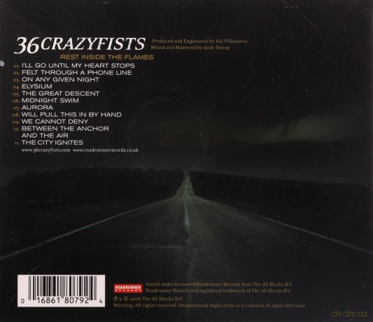 36 Crazyfists: Rest Inside The Flames [CD]