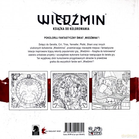 Wiedźmin. Książka do Kolorowania [KSIĄŻKA]