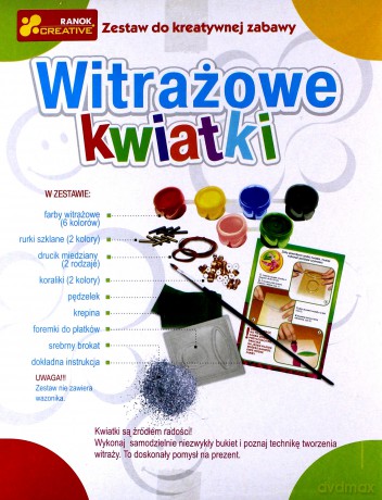 Witrażowe kwiatki
