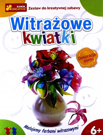Witrażowe kwiatki