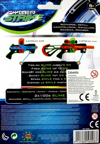 Slime 2szt Cyber strike blister