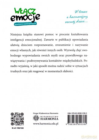 Włącz emocje. Opowiadania socjoterapeutyczne - Anna Busz [KSIĄŻKA]