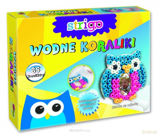 Wodne koraliki - Ramka do zdjęć Sowa