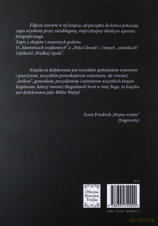 Wojna Wojnie - Friedrich Ernst [KSIĄŻKA]