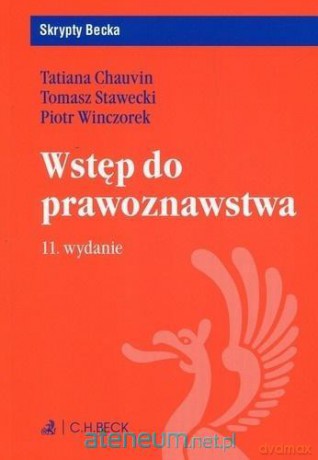 Wstęp do prawoznawstwa [KSIĄŻKA]