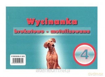Wycinanka A4 brokatowo - metalizowana 4