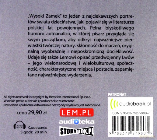 Wysoki zamek. - Stanisław Lem [AUDIOBOOK]