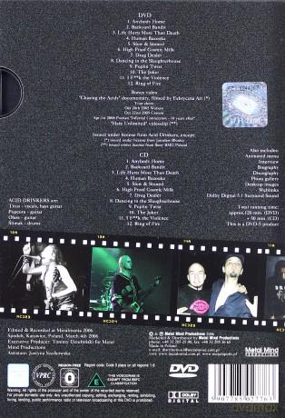 Acid Drinkers: The Hand That Rocks The Coffin - Ltd (digipack) [CD]+[DVD]