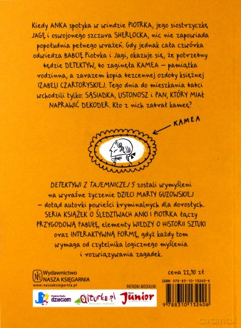 Zagadka zaginionej kamei - Jerzy Windyga [KSIĄŻKA]