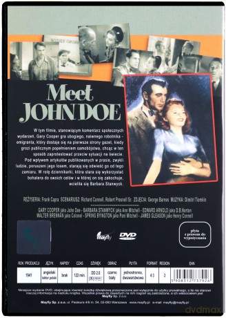 Meet John Doe [DVD]