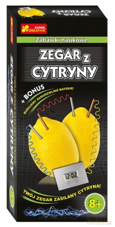 Zegar z cytryny