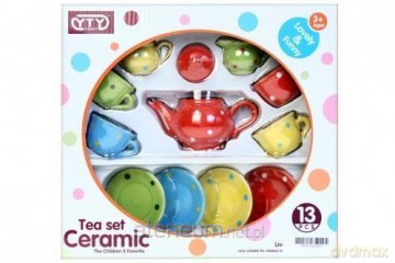 Zestaw do herbaty ceramiczny 13 el.