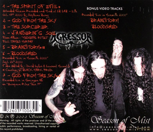 Agressor: The Spirit Of Evil [CD]