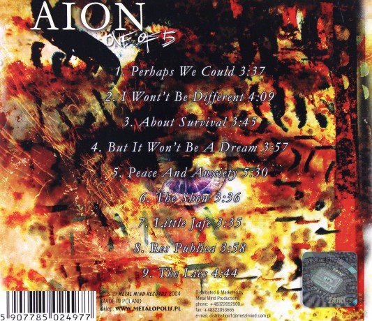 Aion: One Of 5 [CD]