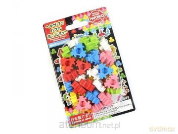 Zestaw gumek do ścierania - Hexagon puzzle