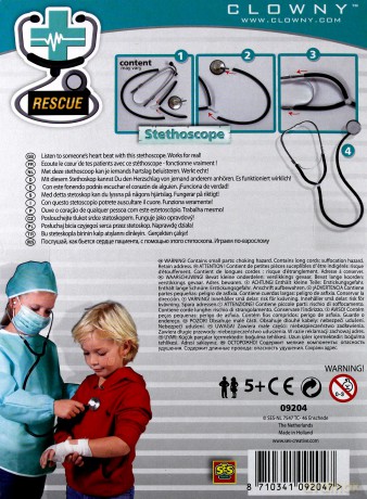 Zestaw małego lekarza - Stetoskop Rescue
