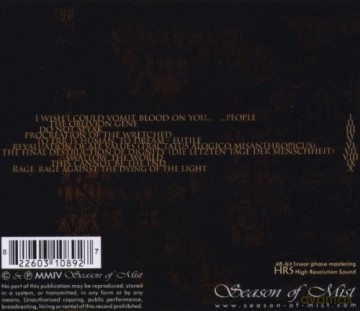 Anaal Nathrakh: Domine Non Es Dignus [CD]